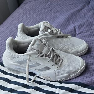 Adidas Light Gray Performance Sneakers